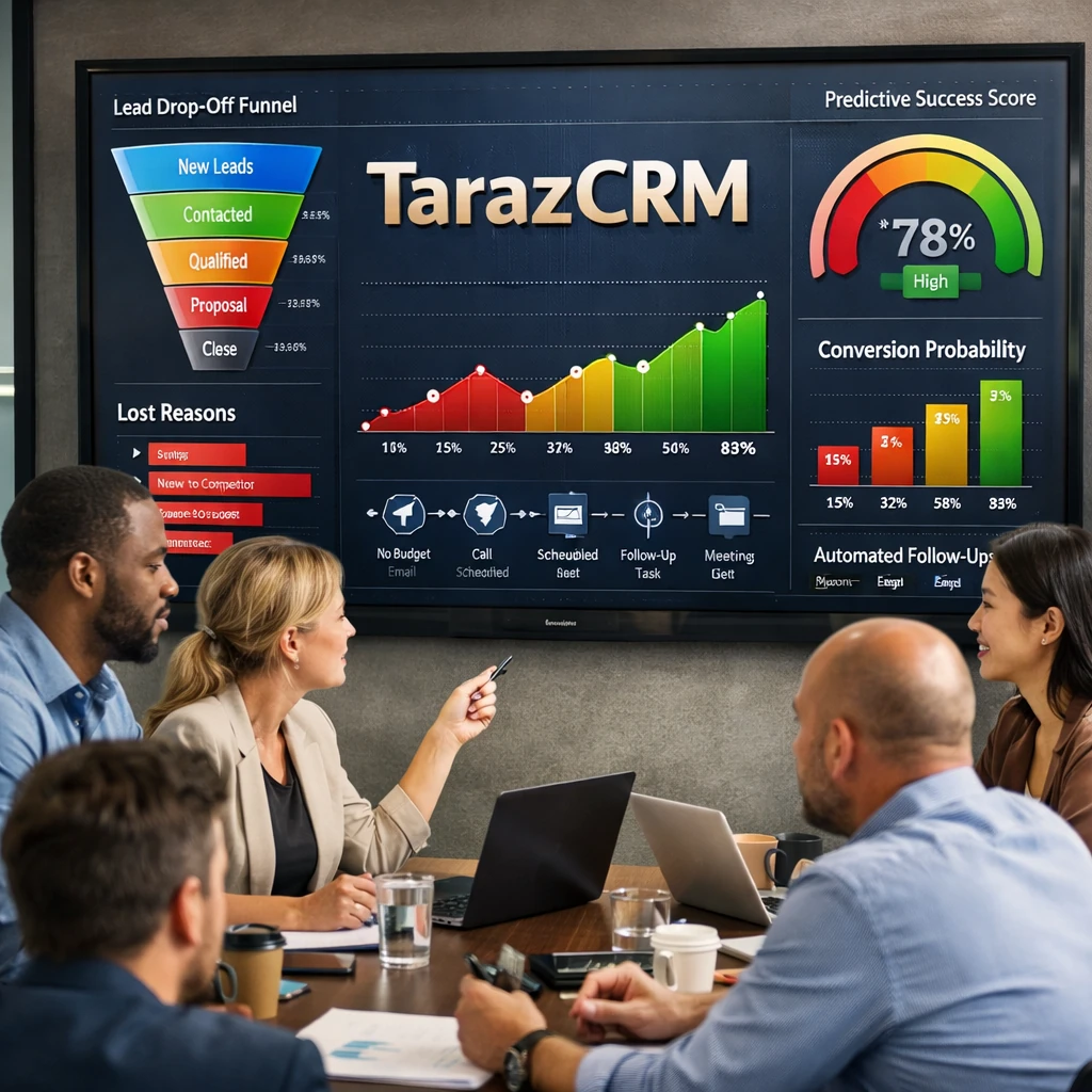 مدیریت سرنخ در CRM به‌صورت فرآیندمحور با TarazCRM