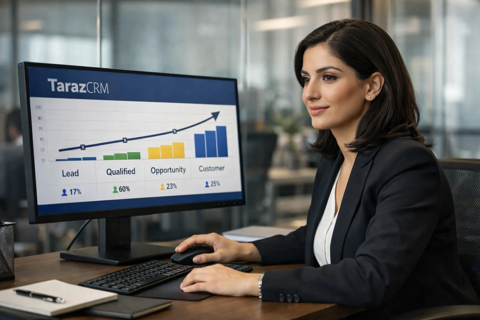 فرآیند فروش در CRM و تبدیل فروشنده متوسط به فروشنده موفق با TarazCRM