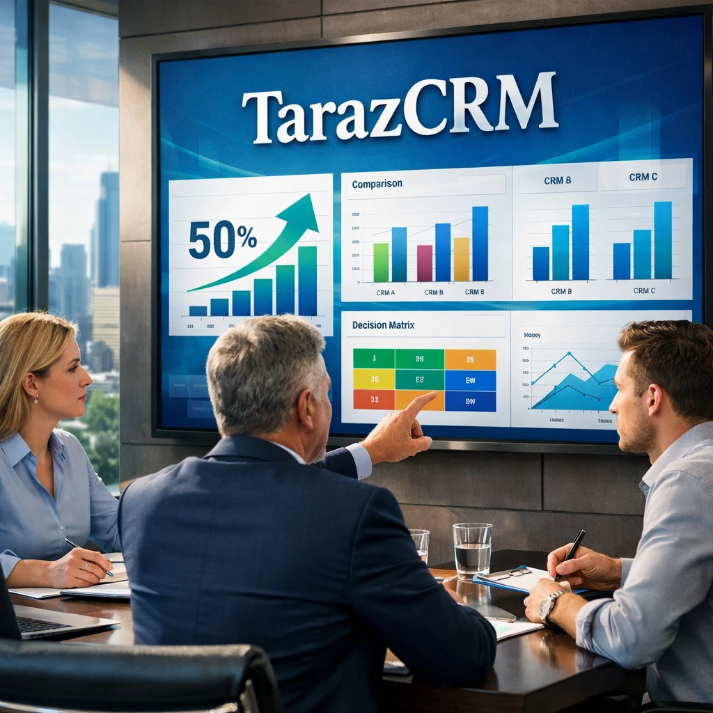 مقایسه حرفه‌ای CRM بر اساس سناریوی کسب‌وکار، بلوغ سازمانی و فرآیند فروش