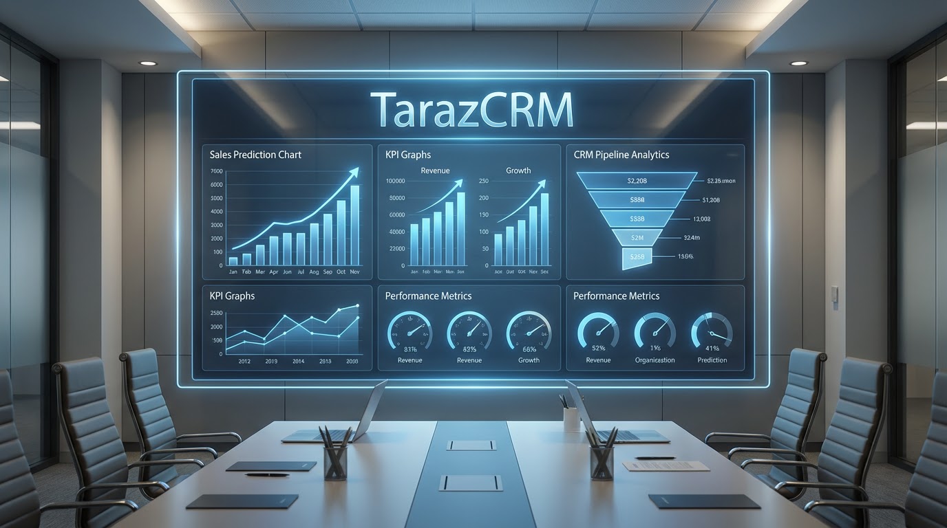 داشبورد کمپین‌های بازاریابی هوشمند و اتوماسیون پاسخ‌دهی در TarazCRM
