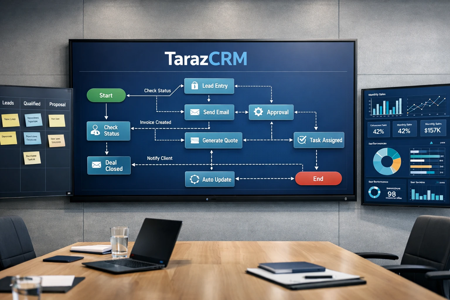 سیستم BPMS در CRM برای اتوماسیون فرآیند فروش و مدیریت سرنخ‌ها