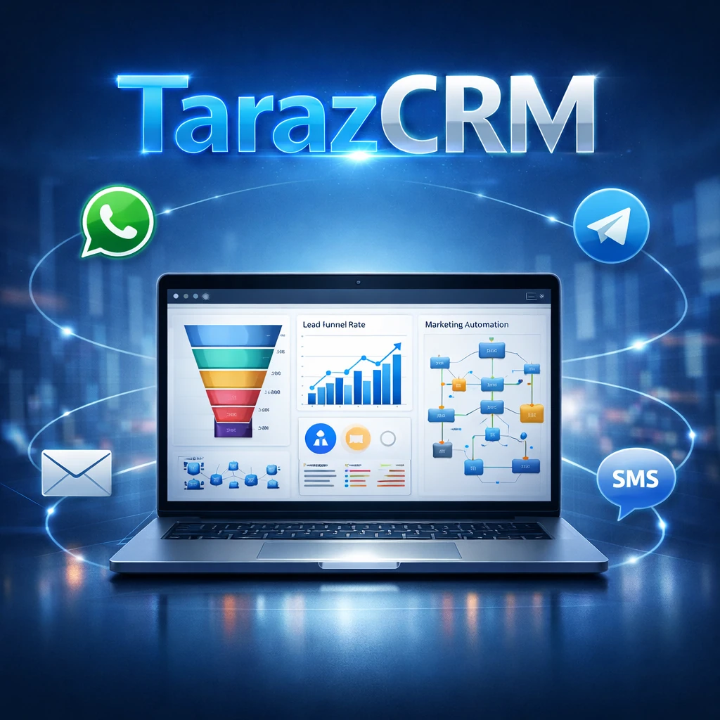 نقش TarazCRM در جذب سرنخ و تبدیل مشتری بالقوه به خریدار